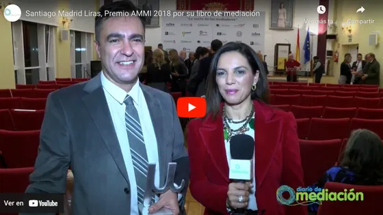 Santiago Madrid Liras, Premio AMMI 2018 por su libro de mediación